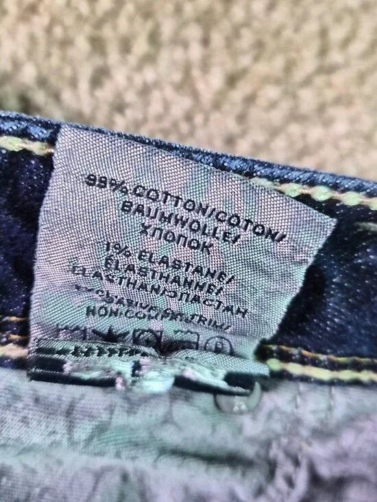 Silver Jeans Suki Shorts Women Size 31 Blue Denim Pocket Embroidery F903 - Picture 5 of 11